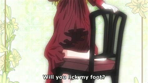Anime lick foot